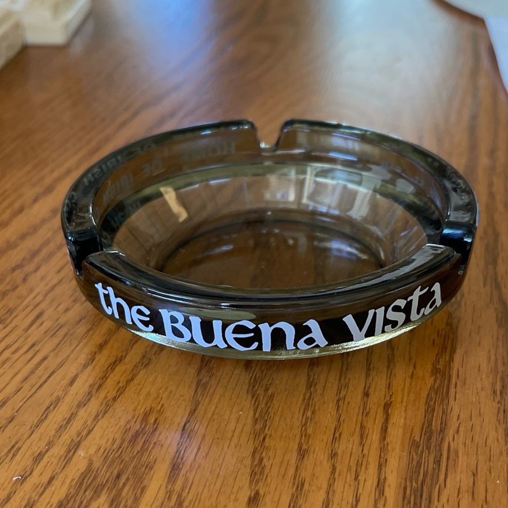 Glass ashtray